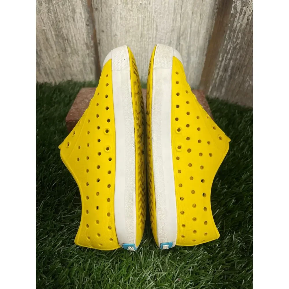 Native Jefferson Yellow Slip On Kid Youth Shoes J2